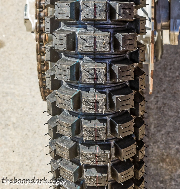 2016 Yamaha WR450 with Motoz mountain hybrid rear tire