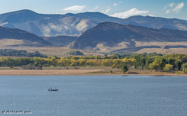 Fishing on Chatfield reservoir Denver Colorado