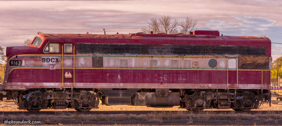 Old train Alamosa Colorado Picture