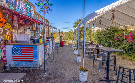 outdoor bar in Fairplay ColoradoPicture