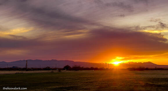 Pima County Fairgrounds sunset Picture