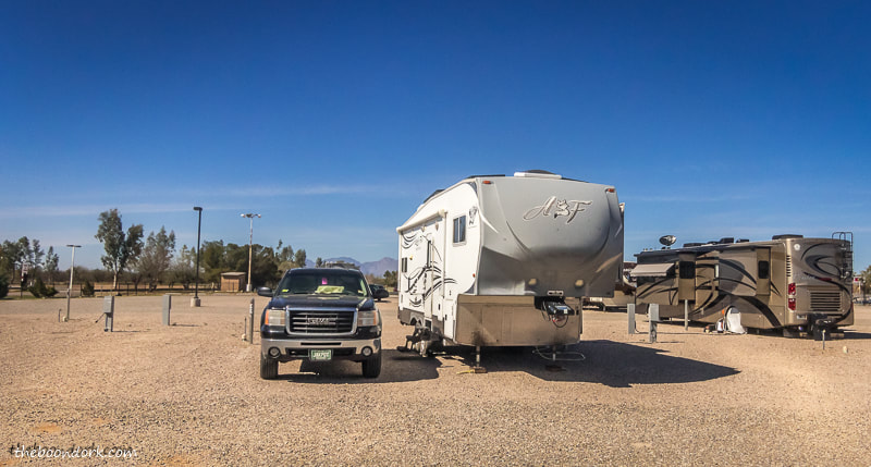 Camping at the Pima County Fairgrounds Tucson Arizona
